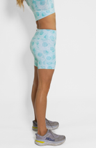 Coeur Sports 5 inch fitted run short Sea Glass Fitted Run Shorts