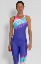 Coeur Sports Braless Tri Tank Ombre Braless Triathlon Tank