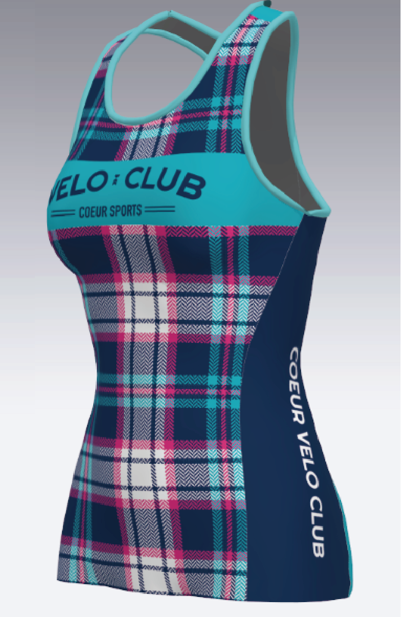 Coeur Sports Braless Tri Tank PRESALE! Velo Club 24 Women's Braless Triathlon Tank