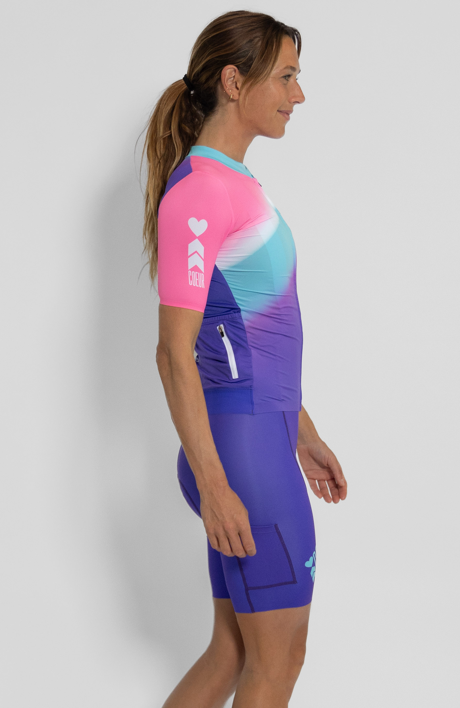 Coeur Sports Cycling Jersey Ombre Cycling Jersey