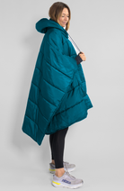 Coeur Sports Poncho ONE SIZE / Teal Snuggly Puffer Poncho