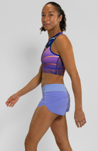 Coeur Sports Run Crop Top Run Tech Crop in Flow State