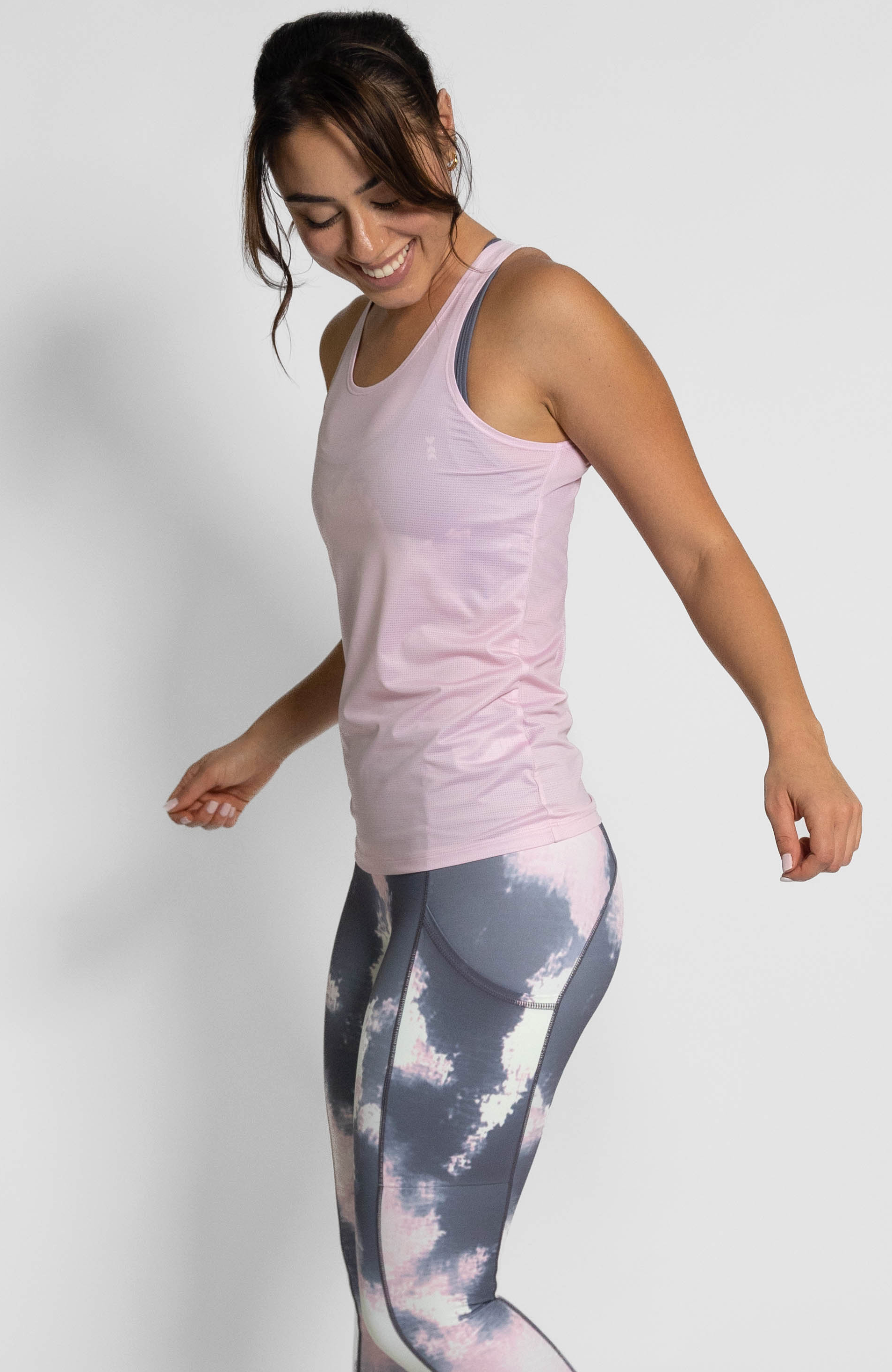 Coeur Sports Run Singlet Dappled Run Singlet