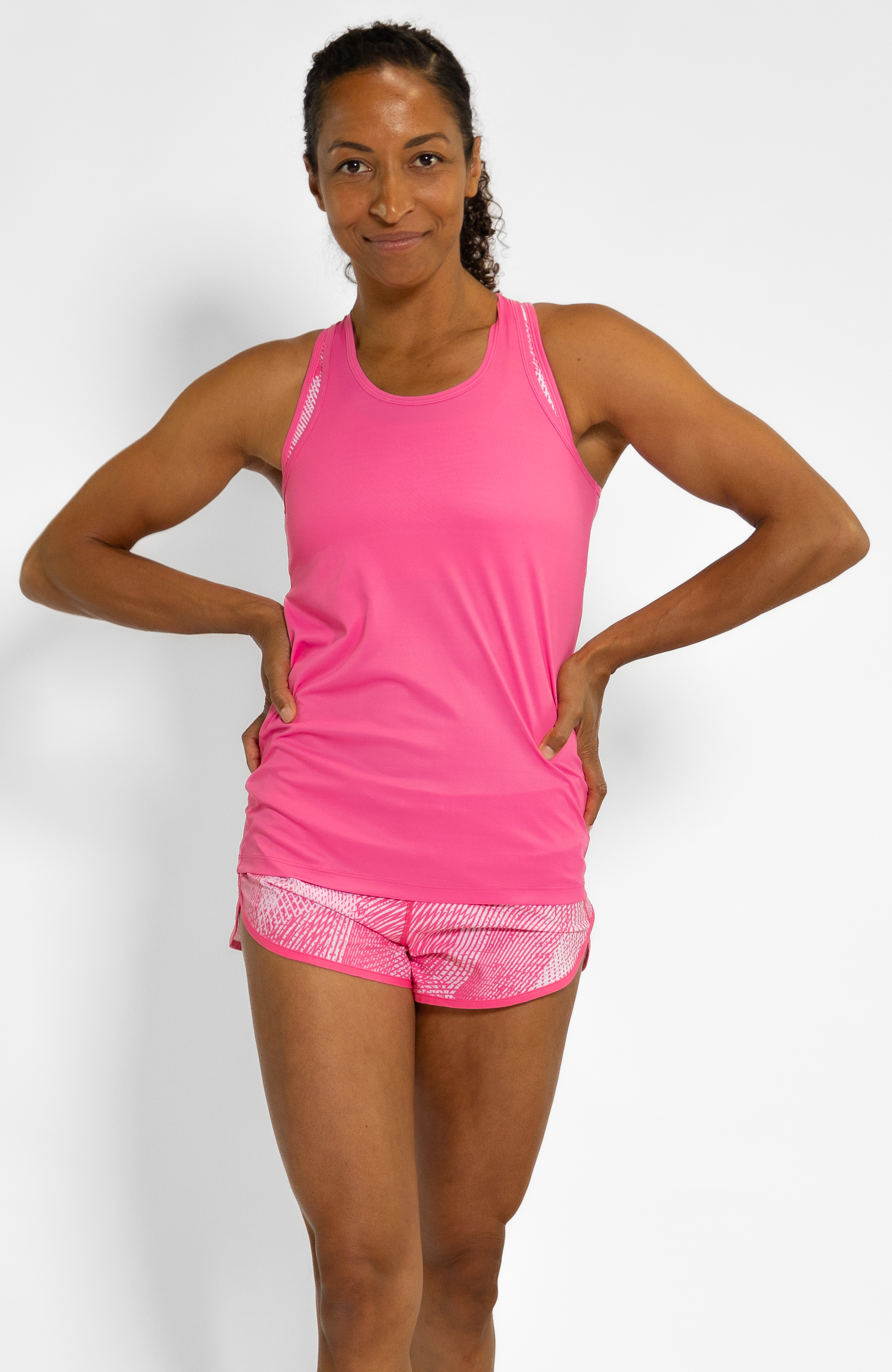 Coeur Sports Run Tank Crystallized Women's Running Tank