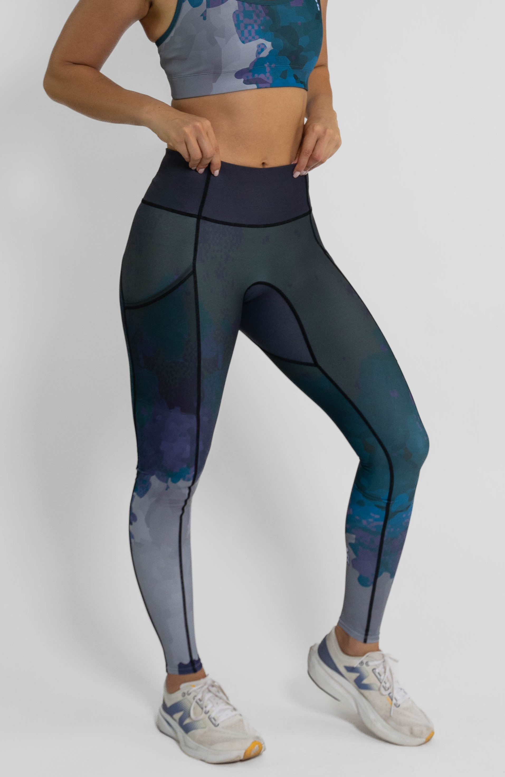 Coeur Sports Run Tights Dusk Performance Running Tights