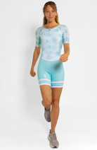 Coeur Sports Sleeved Tri Suit Sea Glass Women's Sleeved One Piece Triathlon Suit