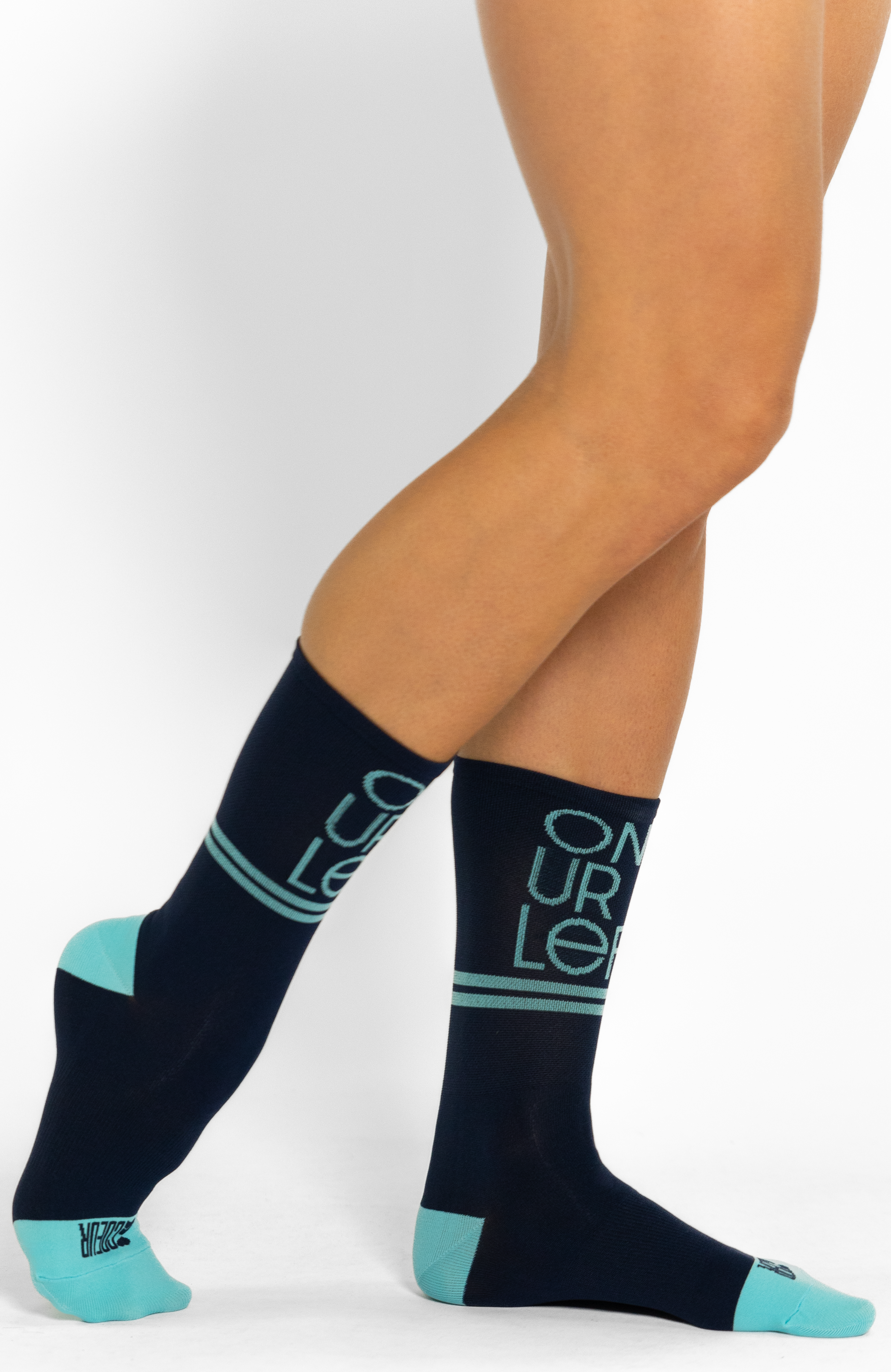 Coeur Sports Socks ONE SIZE / Black On Ur Left Cycling Socks