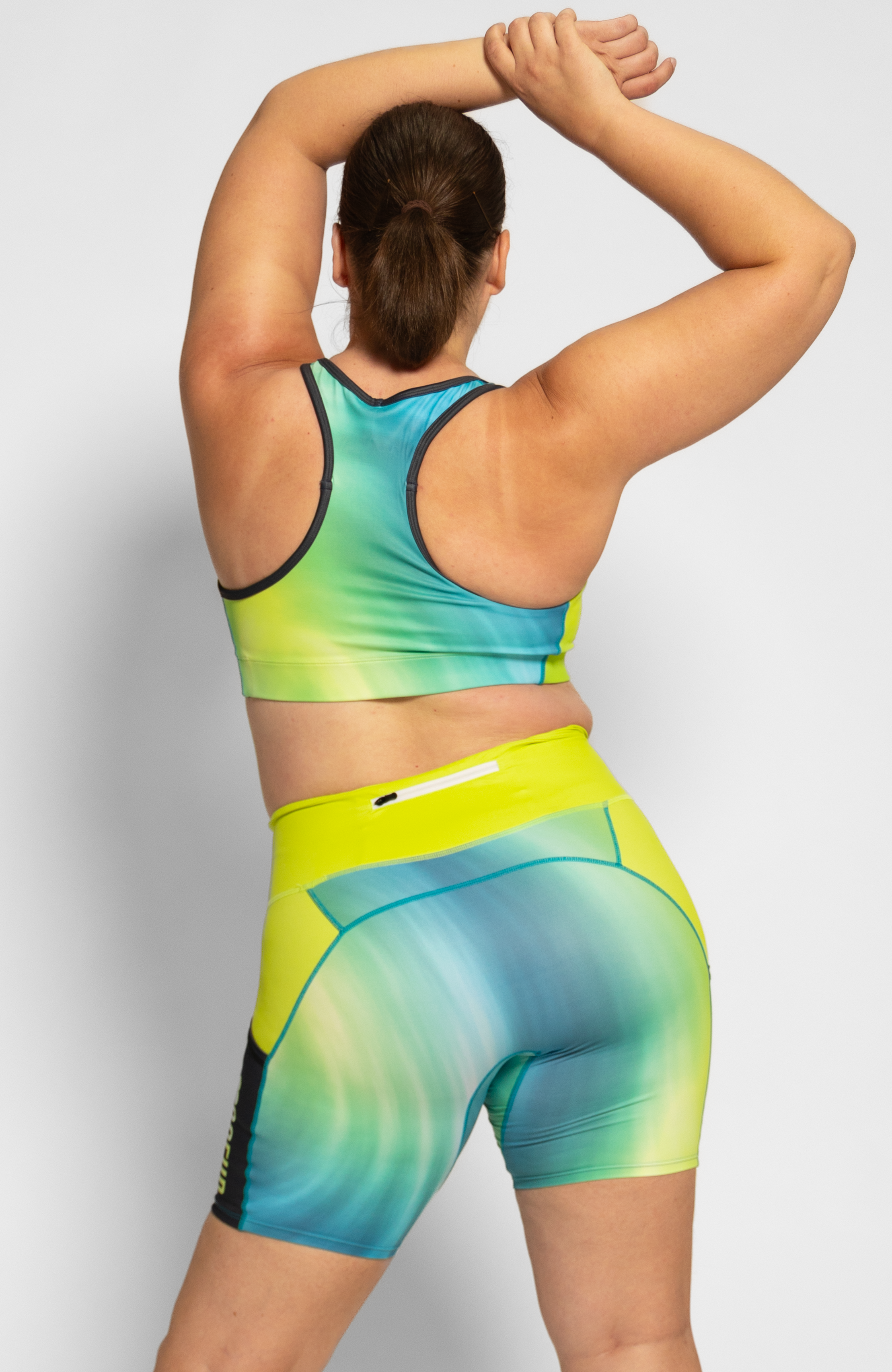 Open Back Color Block Sports Bra – Cycle of Heart