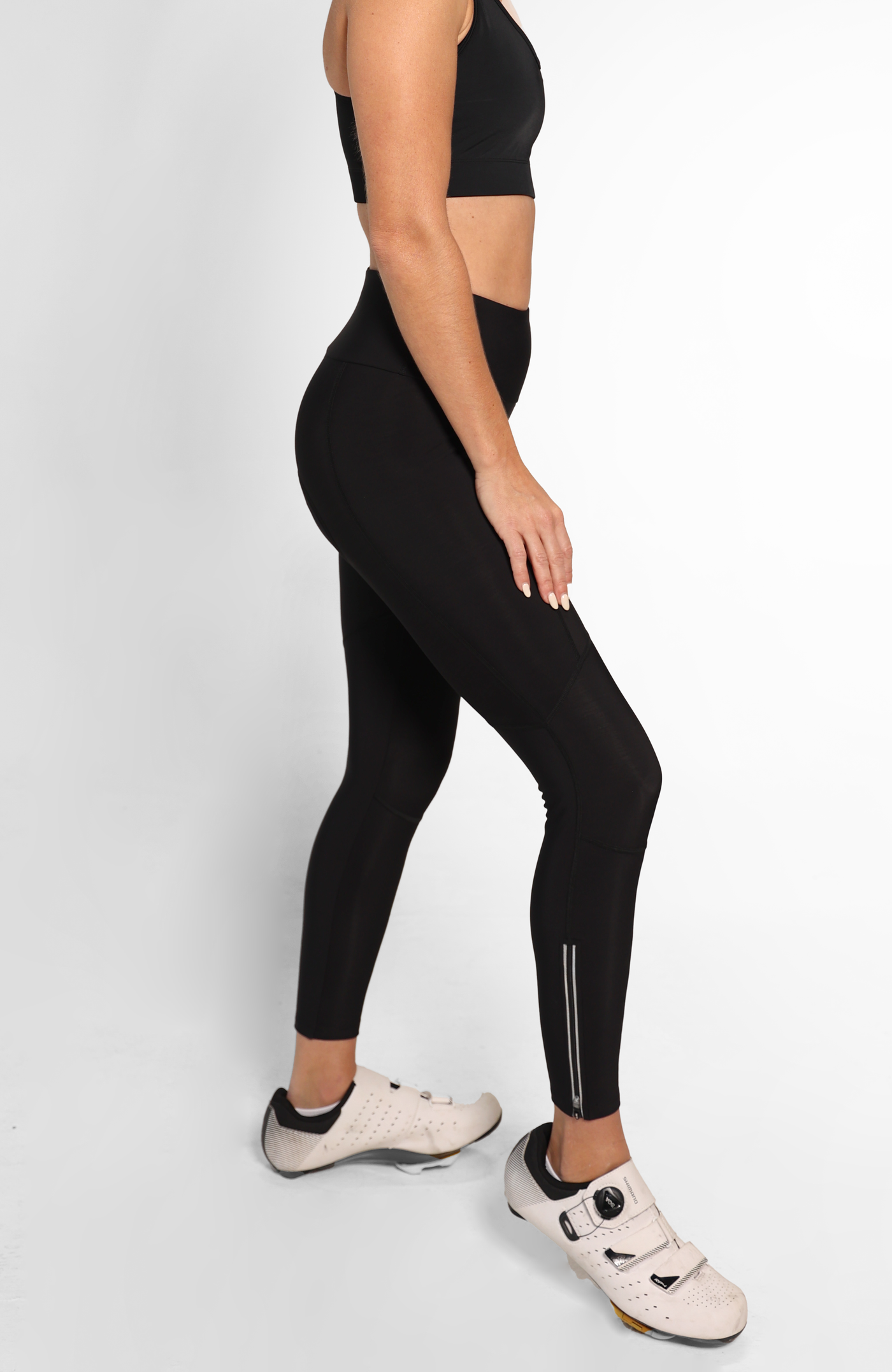 thermal cycling tights with chamois