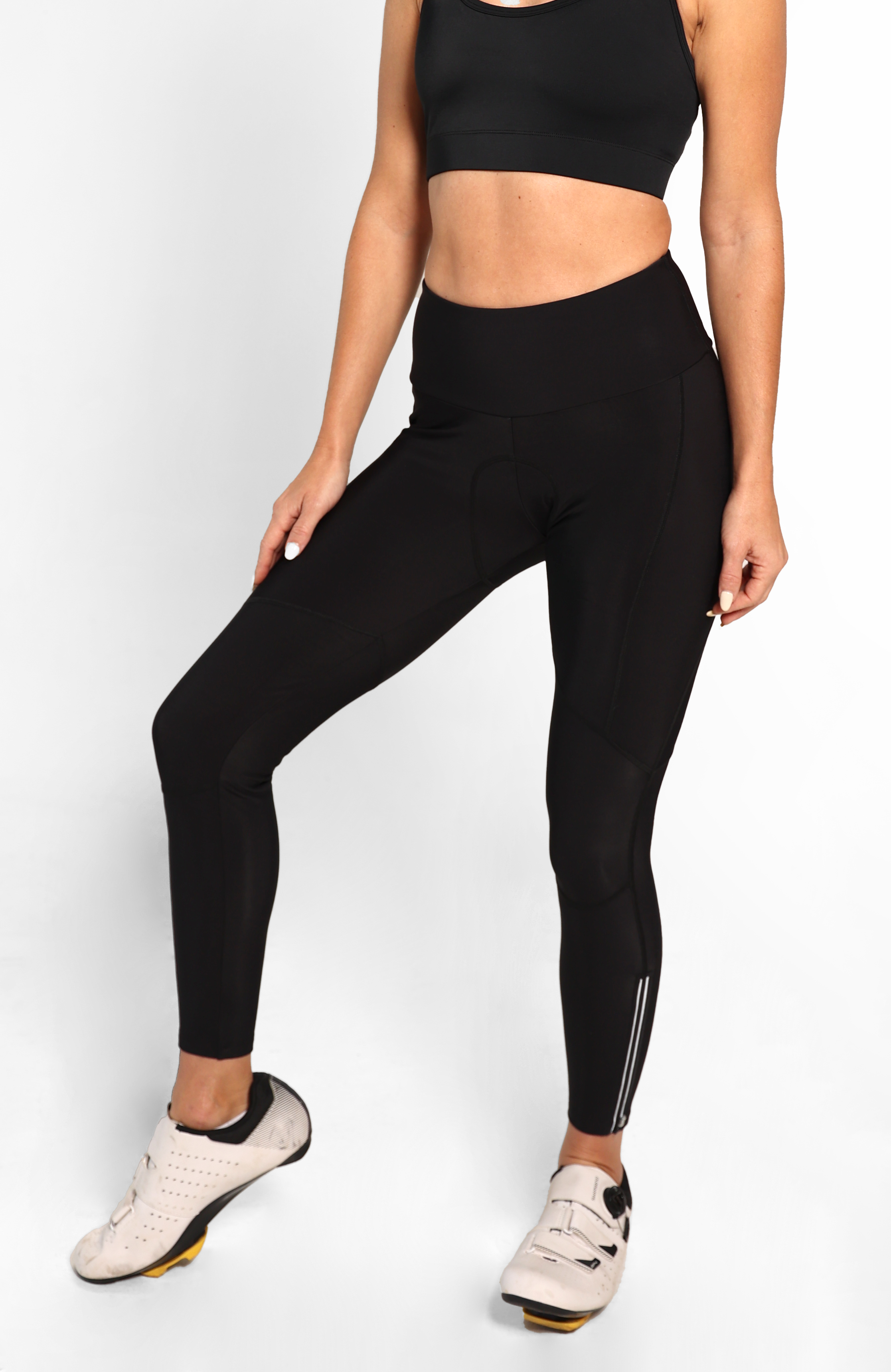 Lycra-Blend Color Contrast High Waisted Leggings – Cycle of Heart