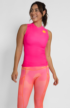 Coeur Sports Thermal Sleeveless Base Layer Top Bubblegum Base Layer