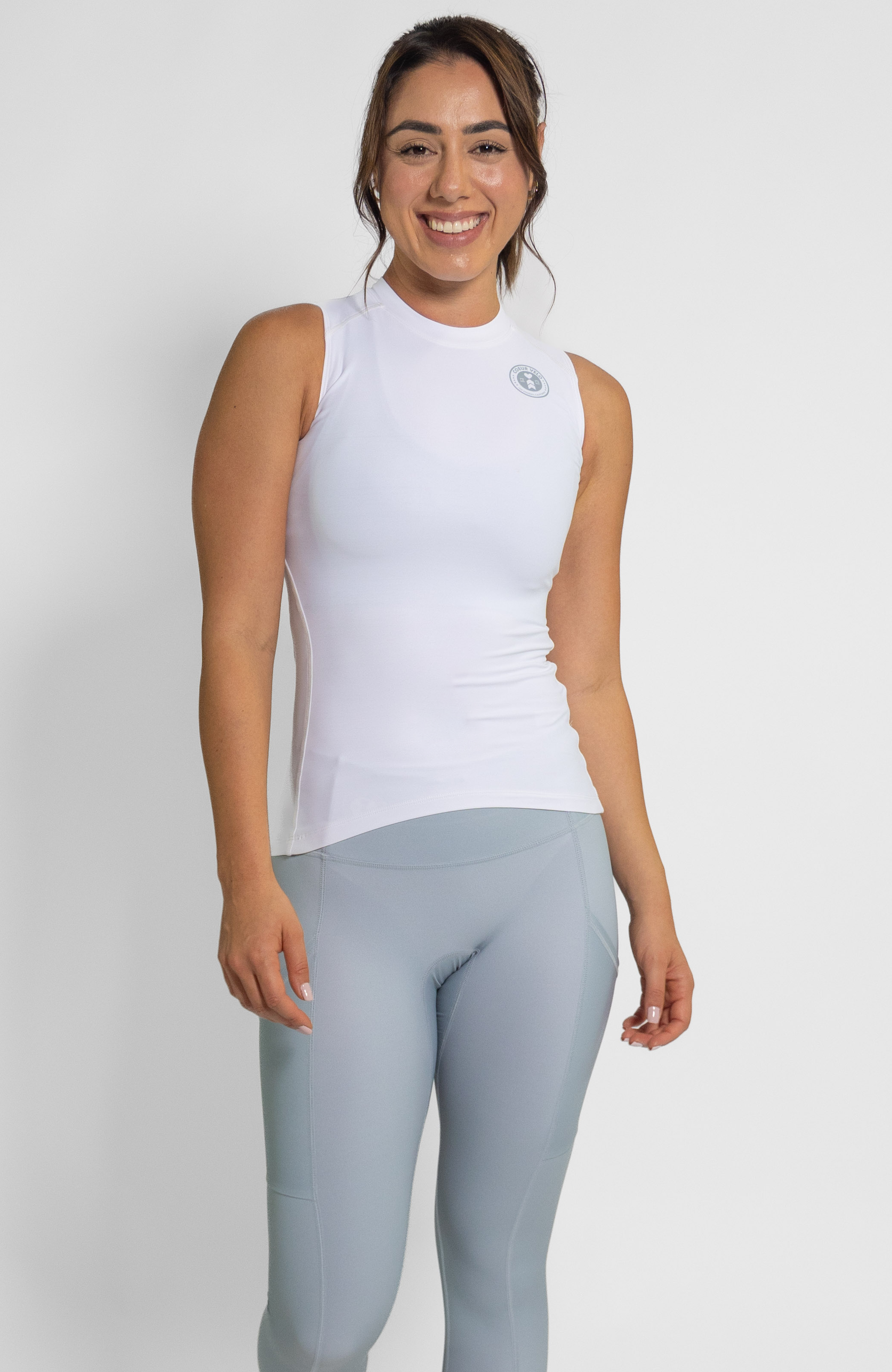 Coeur Sports Thermal Sleeveless Base Layer Top Polar Base Layer