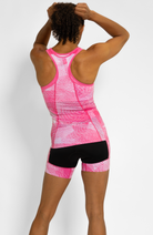 Coeur Sports Tri Tank Crystallized Women's Triathlon Tank with Shelf Bra