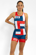 Coeur Sports Tri Tank PRESALE: Allez! Triathlon Tank with Shelf Bra