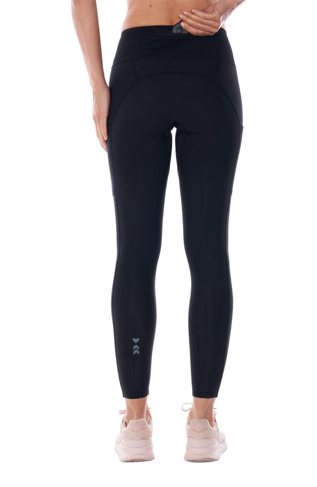 Little Black Thermal Running Tights – Coeur Sports